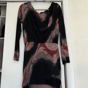 Bebe Black and Pink Women's Dress